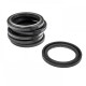 High pressure oil seal 28,56x39x4,8 NS01W NBR [BAHD]